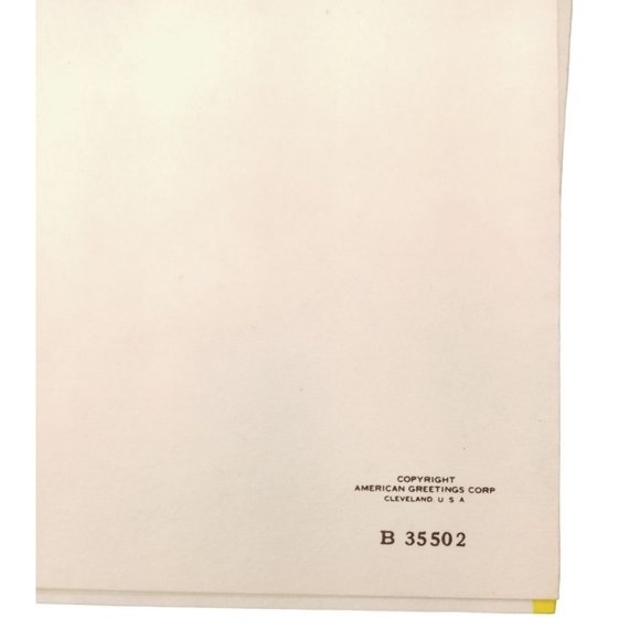 Vintage Christmas Card Girl Bird 60s Pink Yellow American Greetings Lot Of 6 New - Picture 5 of 7